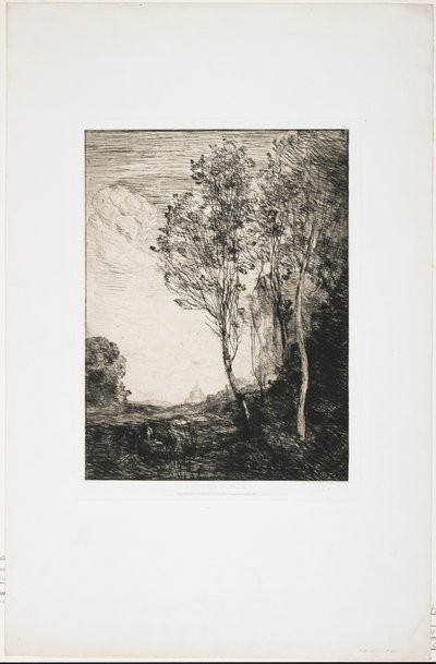 イタリアのお土産（1863年） 作： Jean Baptiste Camille Corot